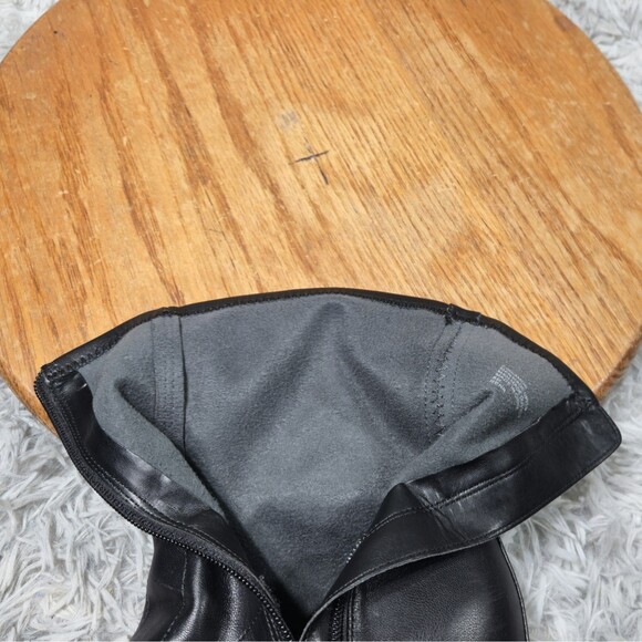 Areosoles "Renr" Cinnamon Womens Size 8M Retro Black Flexible Heeled Ankle Boots - Picture 7 of 10